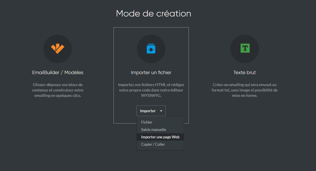 importer-page-web