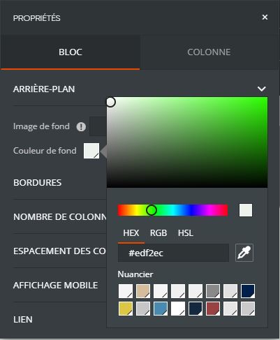 couleur hexadecimal RVB