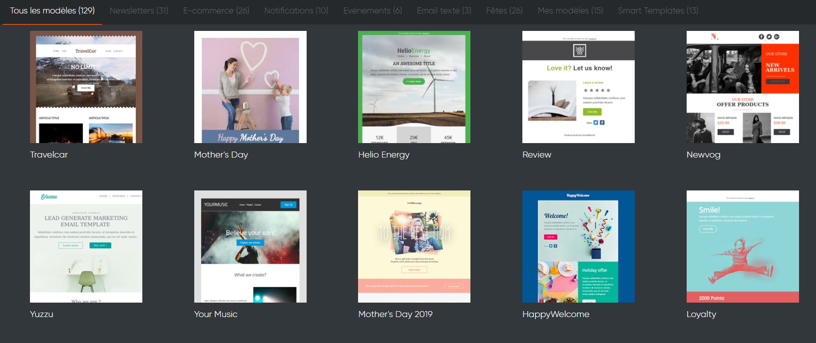 Templates emailing responsive design gratuits