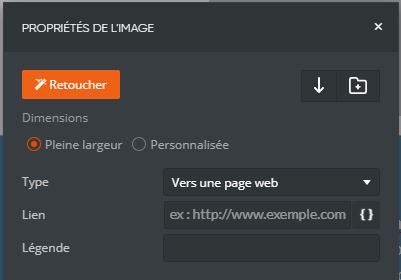 propriétés image